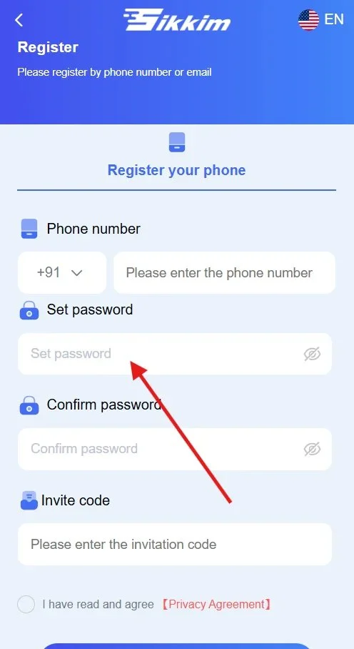 set a strong password